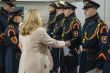 Prezidentka SR - hlavná veliteľka OS SR Zuzana Čaputová navštívila Čestnú stráž prezidenta SR