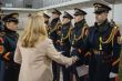 Prezidentka SR - hlavná veliteľka OS SR Zuzana Čaputová navštívila Čestnú stráž prezidenta SR