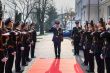Rozlúčka so zástupcom veliteľa čestnej stráže