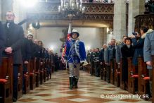 Príslušníci Čestnej stráže OSSR a Vojenskej hudby OS SR neodmysliteľnou súčasťou osláv 20. výročia vzniku Ordinariátu OS a OZ SR