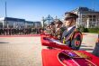 Ceremoniál pripínania stúh na bojové zástavy.
