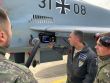 Lietadlá Eurofighter Typhoon na leteckej základni Kuchyňa