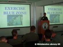 Veliteľsko - štábne cvičenie BLUE ZONE 2009 VJVM Martin v Odbore simulačných technológií ÚŠZV Lešť