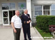 Návšteva prezidenta Hasičského zboru Českej republiky a prezidenta Hasičského a záchranného zboru Slovenskej republiky v ÚŠZV Lešť