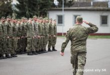 Slávnostný nástup pri príležitosti 20. výročia vstupu Slovenskej republiky do NATO