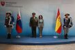Protokolrne prijatie diplomatickho zboru panielskej republiky v Slovenskej republike