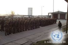 Ukončenie Odborného výcviku jednotky pred vyslaním do operácie UNFICYP