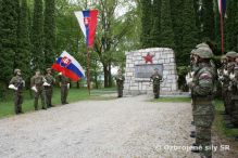 Vojaci si uctili 67. výročie viťazstva nad fašizmom