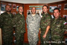 Návšteva veliaceho poddôstojníka Národnej gardy štátu Indiana