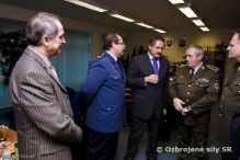 Neformálne stretnutie veliteľa posádky Trenčín