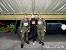 Vojenské bežecké trio v Národnom behu Devín – Bratislava