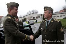 Rokovanie zástupcov náčelníkov Generálnych štábov Ozbrojených síl SR a Armády ČR