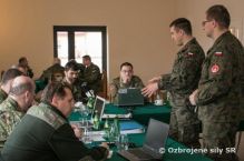 Štábny nácvik NATO MNMPBAT v Miňsk Mazowiecki