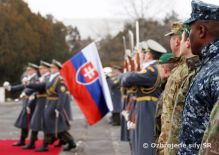 Participácia príslušníkov VePBA na slávnostnom otváracom ceremoniály budovy NFIU