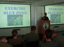 Veliteľsko - štábne cvičenie BLUE ZONE 2009 VJVM Martin v Odbore simulačných technológií ÚŠZV Lešť