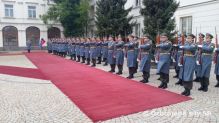 Jednotky VePBA privítali predsedu vlády Bieloruskej republiky