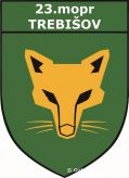 Priznanie znaku 23. motorizovaného práporu Trebišov