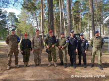 Vojenská polícia nasadená v rámci aktivity eFP Lotyšsku