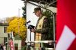 Rozlúčka s jednotkou odchádzajúcou do operácie Predsunutá prítomnosť Lotyšsko