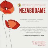 11. november - pripomíname starostlivosť o vojnových veteránov