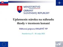 Odborná príprava oddelenia odhaľovania a dokumentovania trestnej činnosti